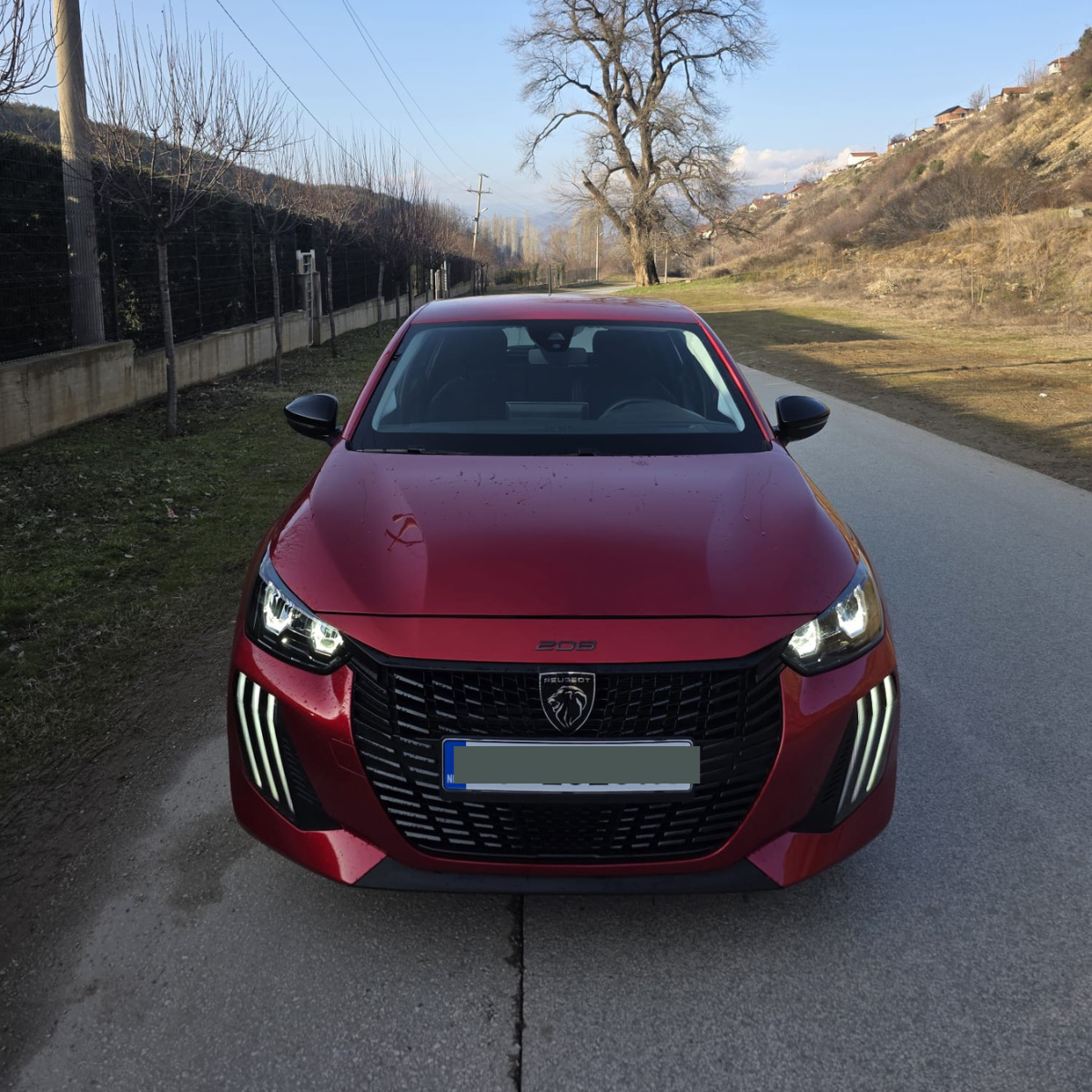 PEUGEOT 208 RED 2014